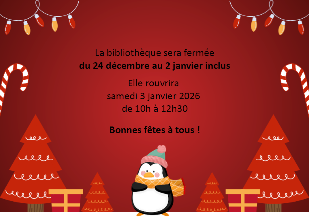 Fermeture noël 2025